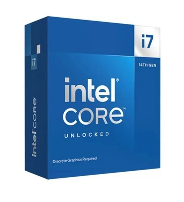 Intel Core i7-14700KF CPU, 1700, 3.4 GHz (5.6 Turbo), 20-Core, 125W (253W Tur... - Image 1 of 4
