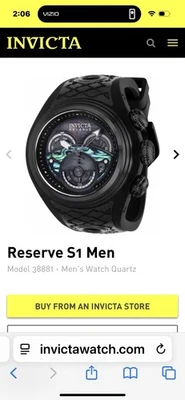 Invicta Men's Reserve S1 Men Model 38881 Quartz Watch - Image 1 of 4