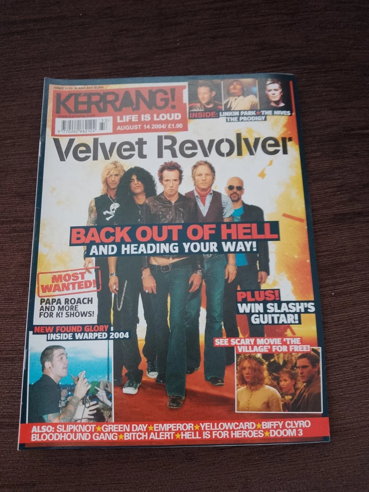 Kerrang Magazine 1018.  14 August 2004 . Velvet Revolver - Image 1 of 1