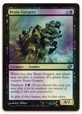 Brain Gorgers #65 (Foil) (NM) Planar Chaos PLC Magic MTG - Image 1 of 2