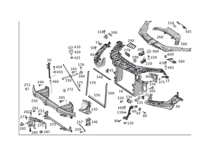 Clip de fijación original Mercedes-Benz 000-991-40-71 Foto 1 de 2