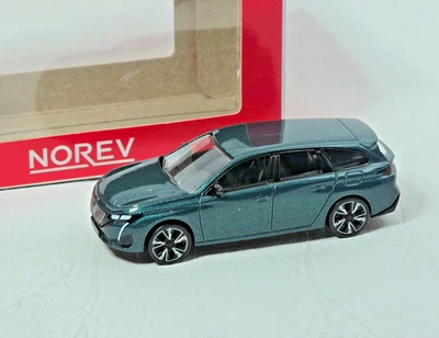 Peugeot 308 SW (2021) Blu Metallizzato, NOREV 1:64 - Immagine 1 di 3
