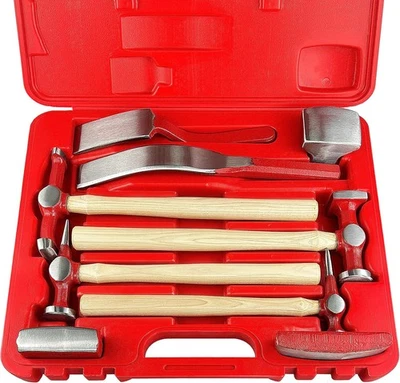 C&T 9 Piece Heavy Auto Body Repair Tool Hammer Dolly Set, Car 9PC  Foto 1 de 4