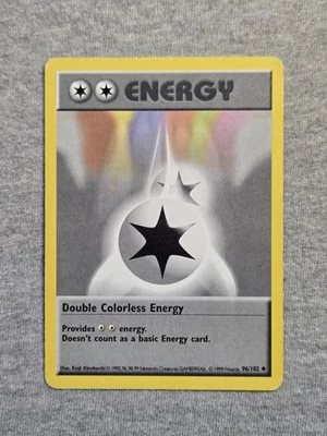 Pokemon - Base Set Shadowless - Double Colorless Energy 96/102 - Uncommon - Image 1 of 4