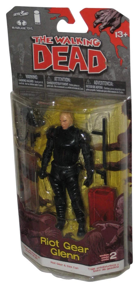The Walking Dead Serie Di Fumetti 2 Riot Gear Glenn (2013) Figura McFarlane Toys - Immagine 1 di 1