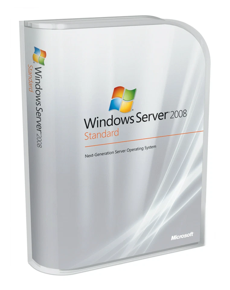 Microsoft  Windows Server 2008 Standard (Retail (License + Media)) (1 Server) - Full Version for Unix, Windows P73-03883