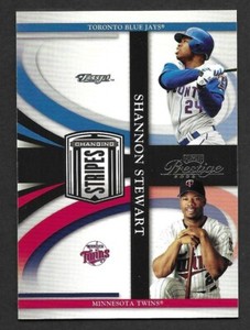 2005 Playoff Prestige Changing Stripes #16 Shannon Stewart Minnesota Twins