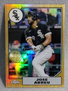 2022 Topps Chrome, Jose Abreu, 1987 Topps 35th Anniversary, #87BC-9, White Sox - Picture 1 of 2