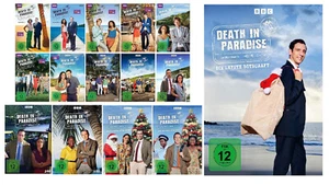 48 DVDs * DEATH IN PARADISE - STAFFEL 1-12 + WEIHNACHTEN 1-3 IM SET # NEU OVP - Bild 1 von 1