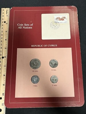 1983 The Franklin Mint Coin Sets of All Nations Republic of Cyprus Set 92424 - Image 1 of 2