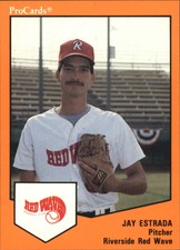 1989 Riverside Red Wave ProCards #1409 Jay Estrada