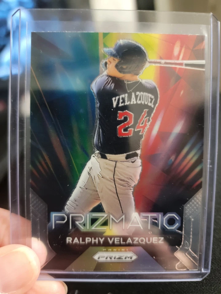 2024 Panini Prizm Baseball Prizmatic Ralphy Velazquez #19 Cleveland Guardians RC - Image 1 of 2