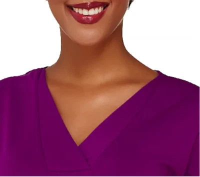 Túnica Denim & Co. M BLANCA Essentials Jersey Perfect Cuello en V A269363 Foto 1 de 4