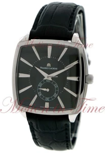 Maurice Lacroix Miros Coussin Peseux Black Dial - Steel on Strap - Picture 1 of 1