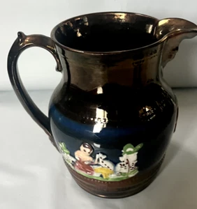 Vintage Lusterware Pitcher English - Foto 1 di 6