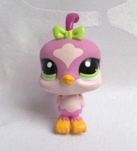 LITTLEST PETSHOP LPS #2071 HASBRO BIRD VOGEL GEAI LILA ROSA AUGEN GRÜN GELB - Bild 1 von 3