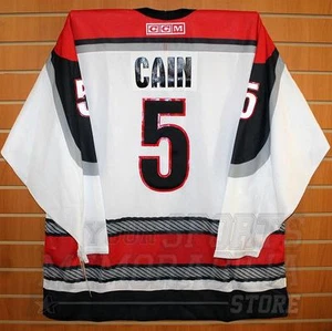 Cain Portland Pirates #5 AHL CCM Official Replica Hockey Jersey XL - Picture 1 of 1
