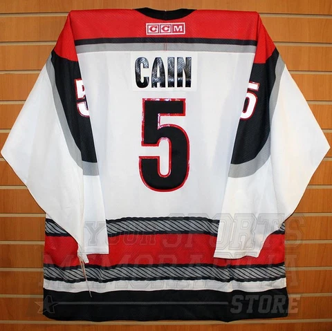 Cain Portland Pirates #5 AHL CCM Official Replica Hockey Jersey XL Cover