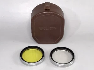 *MINT* Voigtlander 317/49 UV & 302/49 Yellow Filter for Prominent 50mm f1.5 Lens - Picture 1 of 15