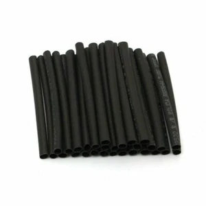 40 TUBI TERMORESTRINGENTI NERO 2:1 Ø 4 LUNGHEZZA 100MM GUAINE TERMORESTRINGENTI - Foto 1 di 2