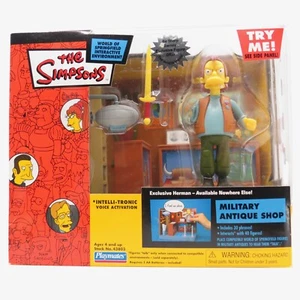 The Simpsons Military Antiques Shop with Herman interactive environment box set - Picture 1 of 8