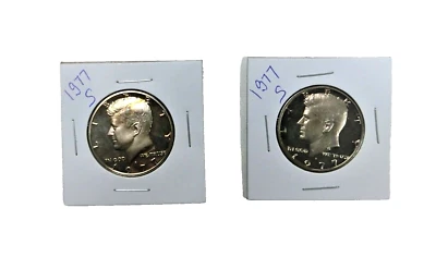 1977 S  PROOF ⭐ Kennedy Half Dollars  # 145 ⭐ - Image 1 of 3