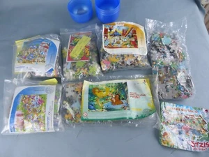  Jouets KINDER Lot de 6 grands puzzles ASTERIX LE ROI LION TOP TEN TEDDIES S24 - Picture 1 of 7