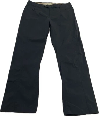 Calça Royal Robbins 14 preta nylon elastano viagem caminhadas acampamento peixes - Imagem 1 de 4