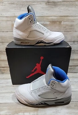 Talla 10 Hombre - Jordan 5 Retro Stealth 2.0 2021 Con Caja - Sin Cordones Leer Descripción Foto 1 de 4