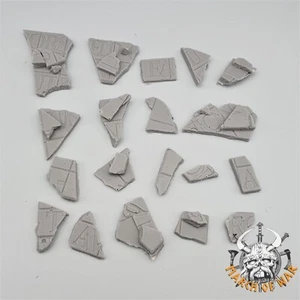 Tactical Rocks, basing material, flagstone, rubble, sisters decor - Picture 1 of 49