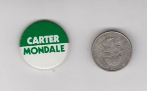 1976 Jimmy Carter Walter Mondale Button Pinback - Bild 1 von 1