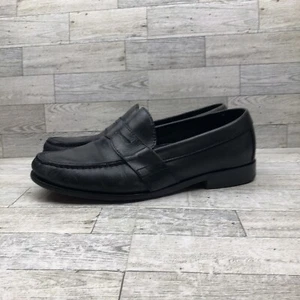 Cole Haan Men's Black Leather Slip On Loafers Shoes Size 10.5 M - Picture 1 of 9