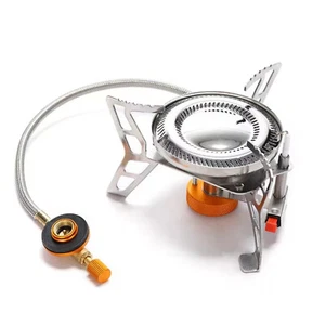 4600W Mini Stove Cooker Cookware Outdoor Butane Propane Burner Hiking Picnic F - Picture 1 of 10
