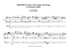 ZIPOLI - Adagio for Oboe and Archi. - Arr. for ORGAN - PDF WILL BE SENT BY EMAIL