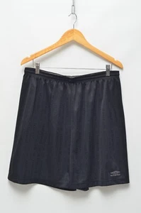 Umbro Vintage Retro Men's Black Monogram Light Shorts Size XXL - Picture 1 of 16