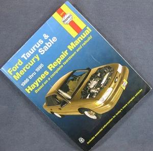 Haynes Repair Manuals Ford Taurus and Mercury Sable, 1986 Thru 1995 #30674 - Foto 1 di 3
