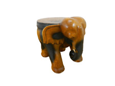 Hand Carved Wooden Stool/Table - Elephant Stool