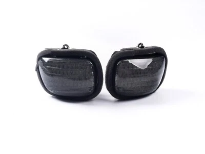 LED Front Turn Signals Smoke Lens for Honda 2001-2017 Goldwing 1800 GL1800 - Image 1 of 4