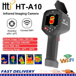 HT-A10 256*192 Wifi HTI Cámara Térmica Infrarroja Inspección para Cámara Eléctrica - Imagen 1 de 15