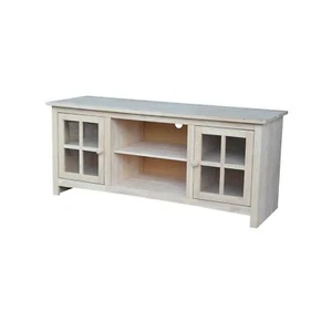 International Concepts Unfinished Franklin Entertainment Center, Unfinished - Picture 1 of 3