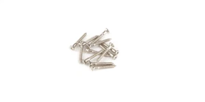 GENUINE FENDER 12x NICKEL STRAP BUTTON MOUNTING SCREWS GUITAR/BASS 0016188049 - Picture 1 of 1