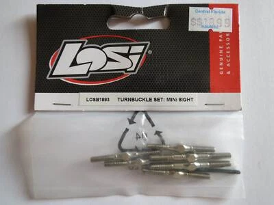 Team Losi Turnbuckle Set LOSB1893 LOSB 1893 Mini 8ight Original TLR 1:14 8 Buggy - Image 1 of 2