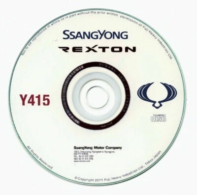 SsangYong Rexton (2019-2020) manuale officina su Cd - Immagine 1 di 4