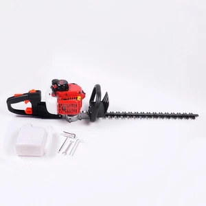 PP 22cc 23" Hedge Trimmer Petrol 2 Stroke Dual Blade Saw Clipper Garden Pruner - Picture 1 of 7