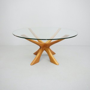 Coffeetable Couchtisch Illum Wikkelsø Holz Glass 1.AIO