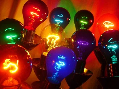 Light Bulbs - A19 Party Light Bulbs - Color Variety - Image 1 of 4