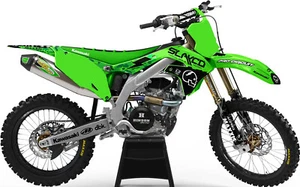 Throttle Syndicate 2022 Slayco Green Camo Graphic Kit-KLX 110-2003-2009 - Bild 1 von 1