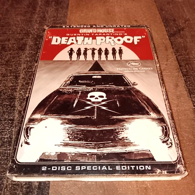 Death Proof DVD Grindhouse Extended & Unrated New 2 Disc Set With Slipcover - Image 1 of 4