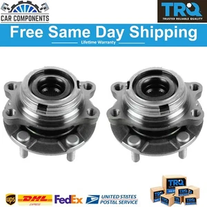 TRQ Front Wheel Hubs & Bearings Pair For 2003-2019 Infiniti EX35 37 FX35 37 45 - Bild 1 von 5