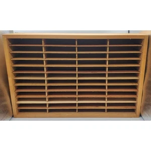NAPA VALLEY BOX COMPANY CASSETTE TAPE HOLDER 48 TAPES WALL MOUNT - Bild 1 von 2